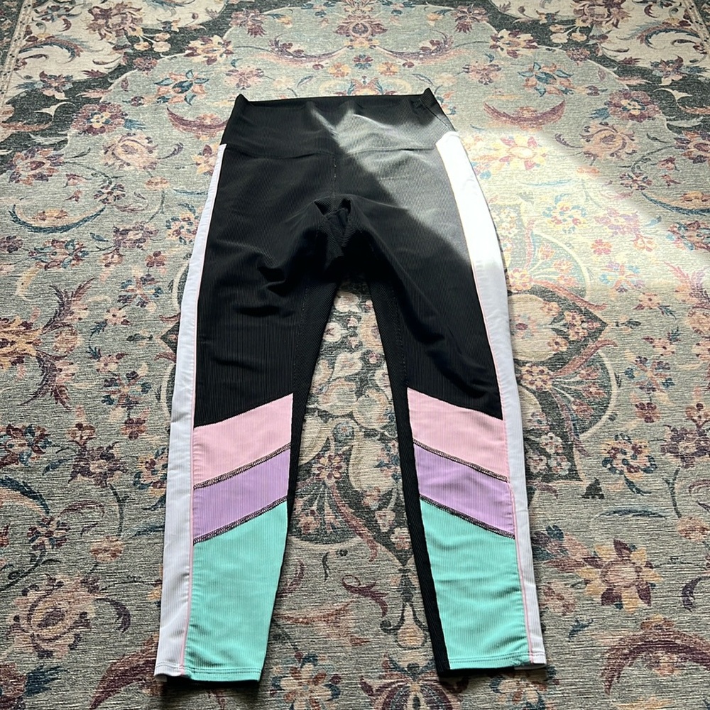 Beach Riot Bailey Legging Pastel Colorblock, L
